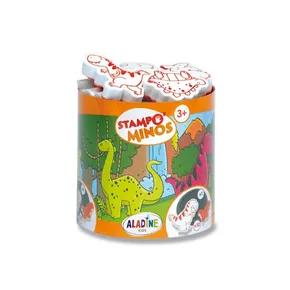 Briefmarken Aladine Stampo Minos - Dinosaurier 10 Briefmarken